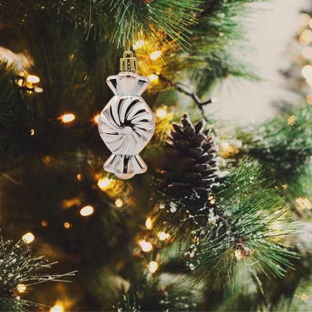 Christmas Ball Decorations Christmas Tree Decoration Thread Candy Christmas Decoration Pendant Christmas Ball Painted Christmas Gift Grandparents Christmas Gift On Clearance