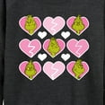 thumbnail image 3 of The Grinch - Grinch Broken Heart Grid - Women's Lightweight French Terry Long Sleeve Shirt, 3 of 5