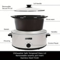 thumbnail image 5 of Homecookin 6qt Manual Slow Cooker-White, 5 of 5