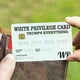 thumbnail image 2 of Official Race Card Trumps Everything Credit Card White Black Success Collectable Novelty Gag White Privilege Card, 2 of 5