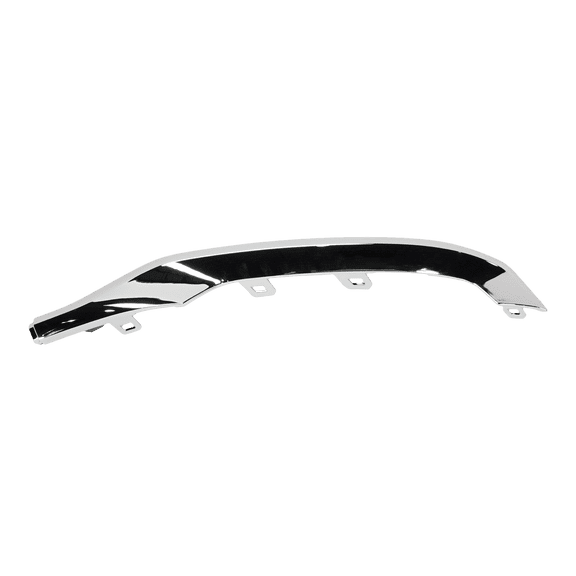 Bumper Trim Compatible With 2018-2020 GMC Terrain Rear, Left Driver Side, Upper Black