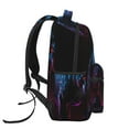 thumbnail image 3 of Pofeuu Futuristic Purple Panther Print Backpack for Men and Women - Basic Bookbag Casual Daypack Backpacks for College Work Travel-One Size, 3 of 5