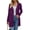 Dark Purple, variant on Fantaslook Fall Cardigan for Women Long Sleeve Open Front Cardigan Casual Button Down Coat with Pockets