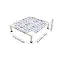 thumbnail image 3 of Elevated Cooling Pet Bed for Summer, Portable Raised Dog Cat Cot with Breathable Mesh, Washable Cover Foldable Pet Cot for Indoor Outdoor Camping Travel, White, 3 of 6