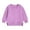 Purple, variant on XIMIN Toddler Boy Girl Long Sleeve Fleece Pullover Sweatshirt Sweater Outfits Solid Color Crewneck Blouse Baby Shirt Tops Warm Fall Winter Casual Clothes