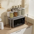thumbnail image 2 of 1-Tier Shelving Unit, 29.92" W x 13.78" D x 14.96" H Steel Organizer Wire Rack, Chrome, 2 of 6