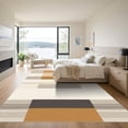 thumbnail image 3 of ODIKA 2'x3' Machine Washable Non-Slip Area Rug, Geometric Beige High Traffic Rug, Beige, 1085656, 3 of 7