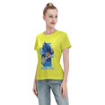 thumbnail image 4 of T-Shirt Basique à Manches Courtes pour Femmes Super Saiyan, 4 of 6