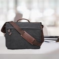 thumbnail image 3 of Bolso de hombro moderno jinwen para hombre tipo bandolera negro 43 cm x 15 cm x 33 cm, 3 of 8