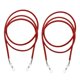 thumbnail image 1 of 2 Piezas, Retenedores de Cuerda de Ajuste Universal, Correas de Soporte de Cuerda de terre Unisex Antideportivas , rojo Macarena Cordón de la cadena de anteojos, 1 of 7