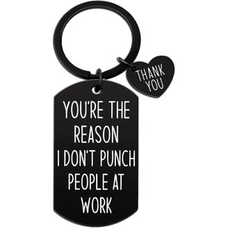 Good Luck Gift Set For Coworkers | Crystal Keychain & Inspirational Pen Set | New Beginning Present