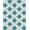 Teal, Pattern 2, variant on ODIKA 4x6 Machine Washable Non-Slip Area Rug, Elegant Floral Scroll Medallion Heritage High Traffic Rug, White, 657504