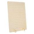 thumbnail image 5 of Voiceine Wooden Pegboard Display Stand Keychain Display Stand Peg Board Accessories Countertop Rack Organizer For Jewelry Craft Shows, 5 of 11
