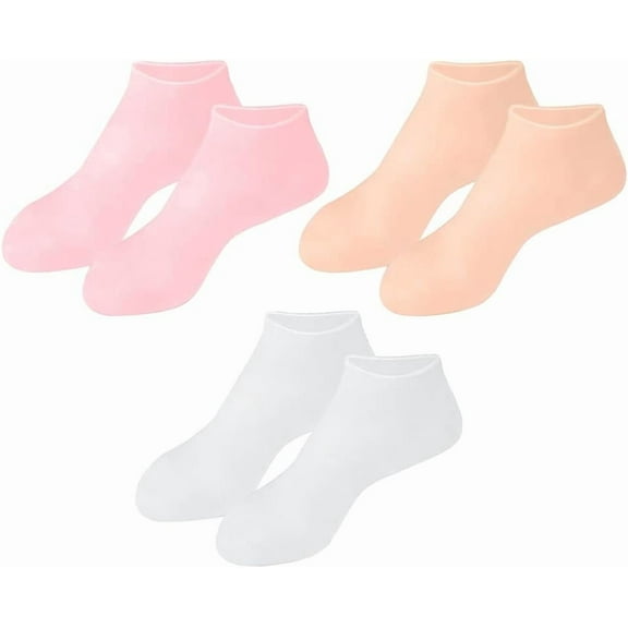 Mens Socks Womens Socks 3 Pairs Moisturizing Socks High Elastic Socks Foot Care Tool for Dry Cracked Heel Calluses Skins Damaged Cuticles Repairing Softening Socks S Mens Socks Womens Socks
