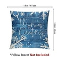 thumbnail image 4 of nygtbtfer Blue Decorative Throw Pillow Set of 2, Lamp Porch Outdoor Home Decor, Get Cozy Seasonal Decorations Sofa Couch Cushion Case White, 4 of 7