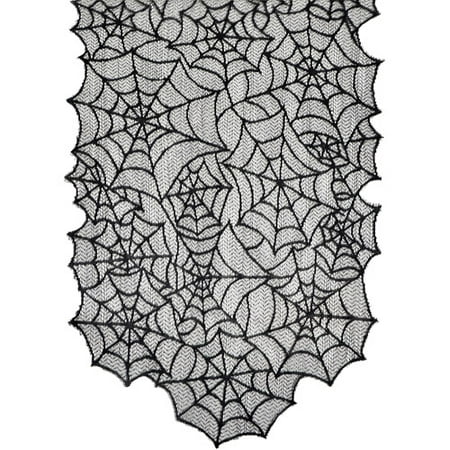 Generic Spider Web Lace Table Runner Halloween Decoration
