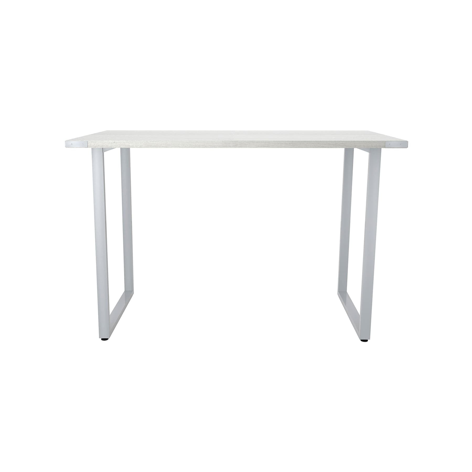 Safco Simple Desk, Computer Desk, Writing Table, Craft Table in White Ash, 30" High, Adult