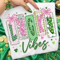 thumbnail image 1 of Not Lucky Simply Blessed Coquette Bow Shamrock T-Shirt, 1 of 4