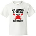 thumbnail image 3 of Inktastic Mamaw Papaw Love Me Youth T-Shirt, 3 of 5
