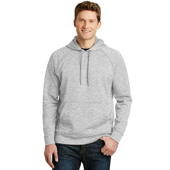 Sport Tek Adult Male Men Electric Heather Pullover Silver Electrc Small