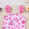 thumbnail image 6 of ibiyuan Girls Swimsuit Cover Up Two Pieces Adjustable Strap Girls Dress Up Clothes Quick-Dry Contrast Trim Tankini for Girls Modest Ruched Ribbed Bikinis for Teens Swimwear Shorts and Skirt, 6 of 9