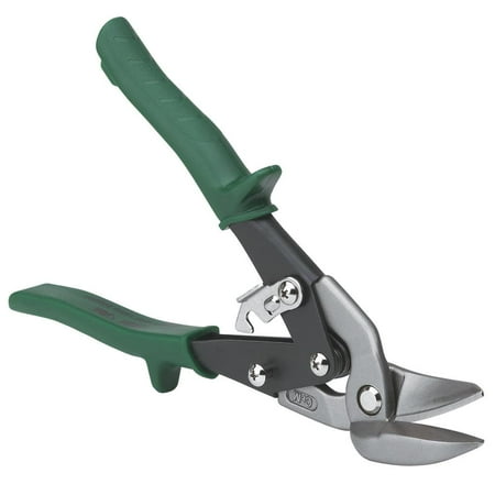 UPC: 0686046530338 | Malco AV7 Green Right Offset Cut Aviation Snips W/ Power Fit Hand Grips