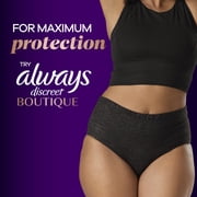 Always Discreet Incontinence Pads for Women, Heavy Absorbency, Regular Length, Postpartum Pads, 48 Count