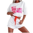 thumbnail image 1 of Birdeem Blouses pour Femmes Pantalons Décontractés à Poches à Bretelles Manches Courtes Col Rond Ensembles de Sport, 1 of 10