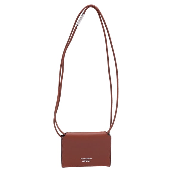 Pre-Owned Acne Studios Mini Shoulder Bag in Brown Leather