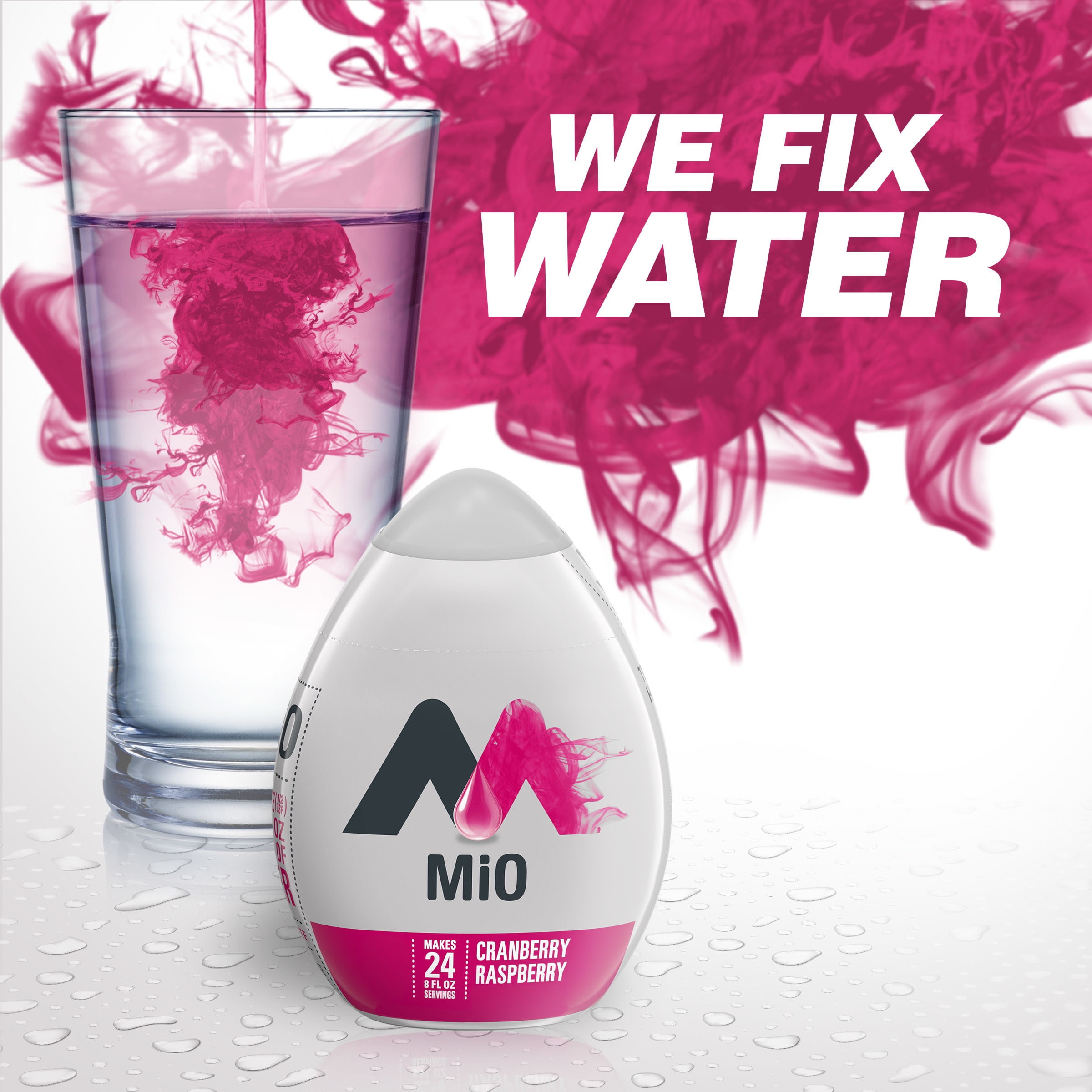 MiO Cranberry Raspberry Naturally Flavored Liquid Water Enhancer, 1.62 fl oz Bottle