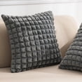 thumbnail image 2 of Nvzi Throw Pillow Cover 18x18 Decorative Cushion Case Farmhouse Pillowcase Modern Pillow Covers for Sofa,Couch, Living Room, Gray, 2 of 5
