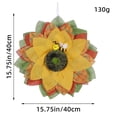 thumbnail image 6 of Artificial Sunflower Wreath with Bee Honey Spring Summer Wreath for Front Door  Easter Wall Wedding Farmhouse Holiday Decoration Indoor Outdoor Home Decor Spring Honey Bee Day Decorations, 6 of 9