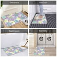 thumbnail image 5 of Sikiie Sea Turtles Print Flannel Anti-slip Floor Mat 16x24in, Thickened Dustproof Entrance Door Mat Floor Mat for Kitchen, Bathroom, Laundry Room, 5 of 7