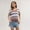 Stripes, variant on FJUCHAI Women's Short Sleeve Knit T Shirts Crew Neck T Shirts New Patchwork Striped Casual Loose Striped Pullover Sweater Tops
