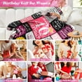 thumbnail image 6 of 30th Birthday Gifts for Women Birthday Decorations for 30 Year Old Women, Gifts for Women Birthday Unique, Birthday Presents for Her Mum Wife Sister Friend, Soft Throw Blanket 60"X50", 6 of 6