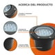 thumbnail image 4 of Lampara Empotrado En Piso Negro 12w Luz Suave Cálida 12hled, 4 of 5
