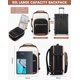 thumbnail image 4 of Mochila de viaje LOVEVOOK 50L impermeable para mujeres y hombres, 4 of 9