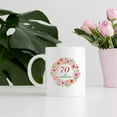 thumbnail image 5 of 70th Birthday Gifts for Women - 70 and Fabulous with A Garland Birthday Mug - 70 Year Old Present Ideas for Mom, Wife, Grandmother, Daughter, Sisters, Friends, Colleague, Coworker - 11 oz Coffee Mug, 5 of 5