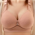 thumbnail image 2 of HexaHive Women's Large Size Comfortable Breathable Breast Collection Smooth Bra - Supportive, 2 of 4