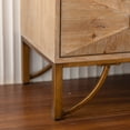 thumbnail image 4 of MDQMD Wooden 9 Drawers Dresser for Bedroom,Mid Century Modern Dresser Storage Organizer,59'' Wide Dresser for Closet Storage, 4 of 8