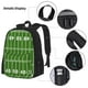 thumbnail image 3 of Disketp American Football Field2 Mochila Estampada de Gran Capacidad con Lonchera y Estuche, Set de 3 Piezas para Estudiantes, 3 of 7