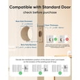 thumbnail image 6 of Smart Lock C33, Keypad Door Lock with Handle, Fingerprint Door Knob, Keyless Entry Door Lock for Front Door and Bedrooms, Electronic Deadbolt, Wi-Fi, Remote App Control, IP53 Waterproof, Black, 6 of 10