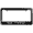 Black, variant on Meat Is Murder - Vegan License Plate Frame