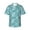 Storm Water Waves, variant on Motorcycle Club Men'S 3d Print Casual Button Down Shirts, Novelty Hawaiian Short Sleeves 3xl