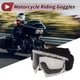 thumbnail image 2 of Gafas de sol para ciclismo de motocicleta Unique Bargains, lentes grises, marco negro y blanco, 2 of 6