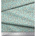 thumbnail image 3 of Soimoi Toile de Voile de Coton Ver de Terre, de Fruits et d'Insectes 1 Yard 42 Inch Wide, 3 of 3