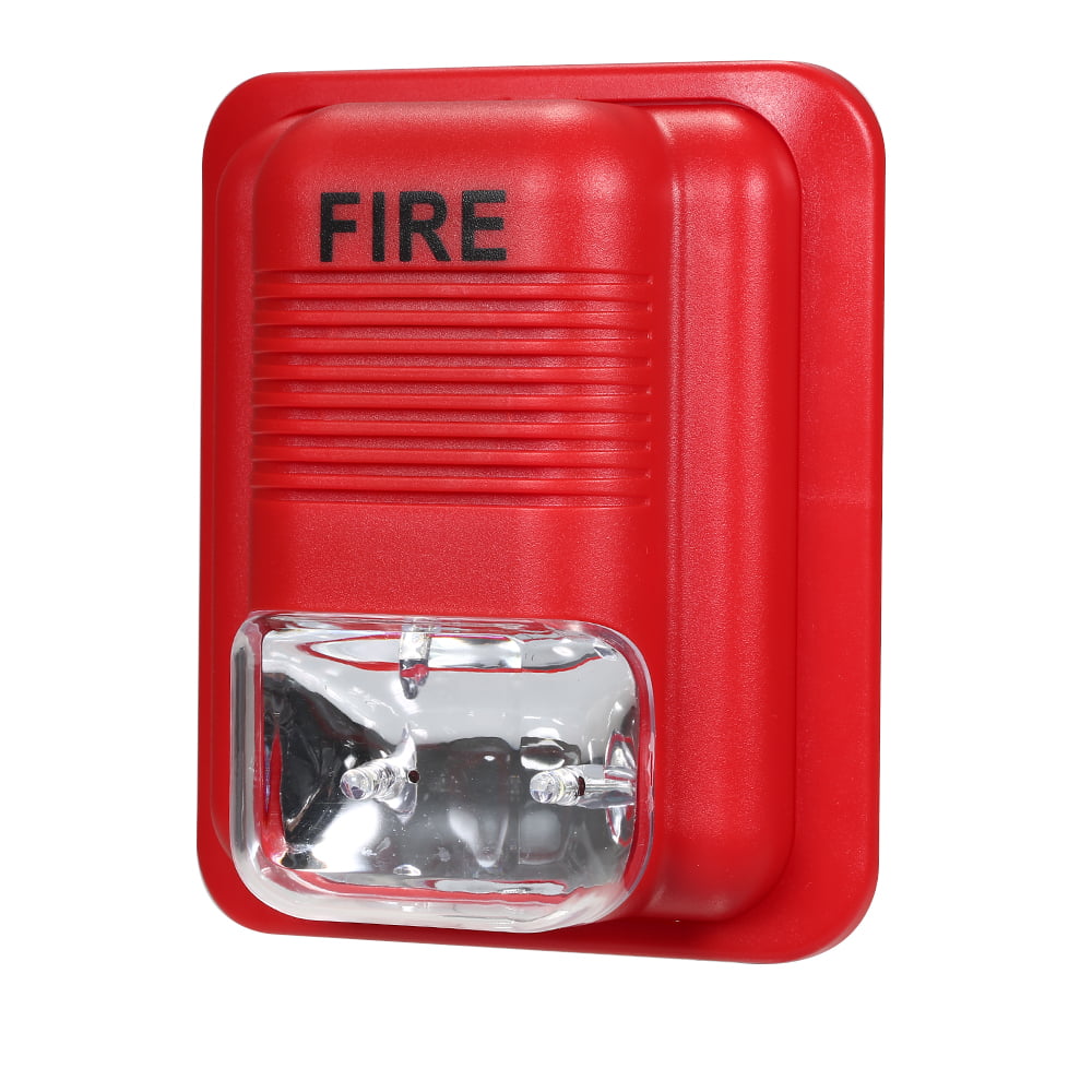 Fire Alarm Warning Strobe Siren Horn Sound & Strobe Alert System