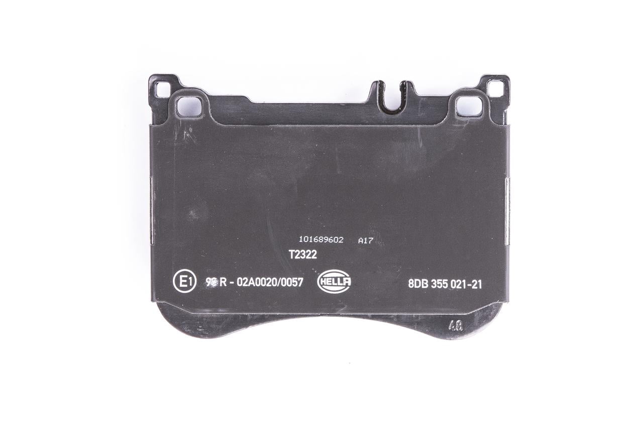 HELLA 355021211 OE Formulated Low-Metallic Disc Brake Pad Set