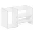thumbnail image 2 of Furinno Hermite Wood Desktop Book and Home Office Supplies Storage White, 2 of 6