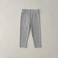 thumbnail image 1 of Leggings de algodón acanalado para niños y niñas, pantalones casuales a rayas, ropa para el hogar, otoño, 1 of 4